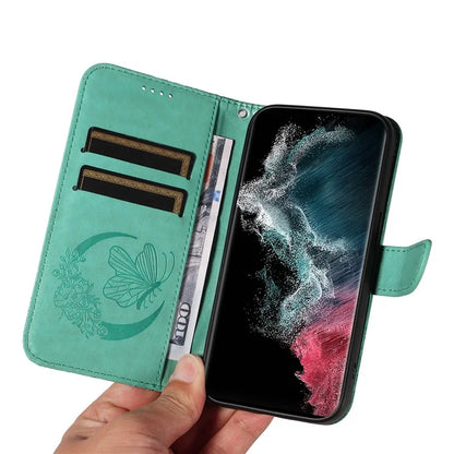 For Samsung Galaxy S23 Ultra Case Butterfly Pattern Leather Wallet Stand Phone Cover
