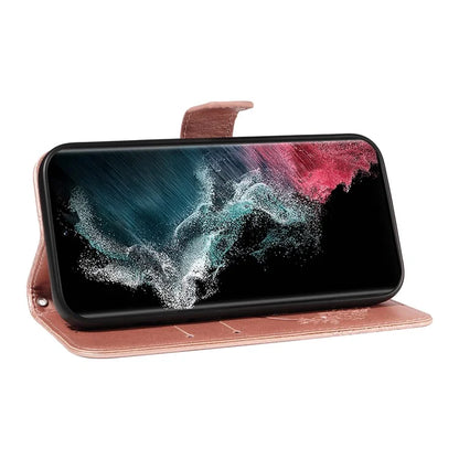 For Samsung Galaxy S23 Ultra Case Butterfly Pattern Leather Wallet Stand Phone Cover