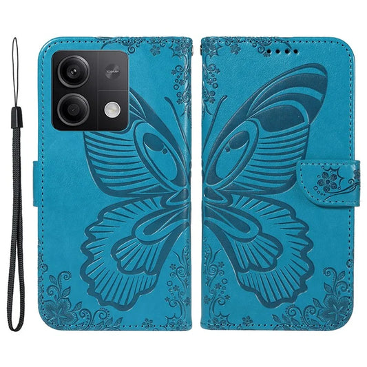 For Xiaomi Redmi Note 13 5G / Note 13 5G (China) Case Butterfly Leather Wallet Phone Cover