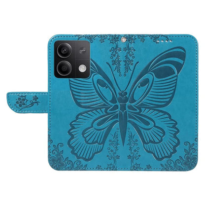 For Xiaomi Redmi Note 13 5G / Note 13 5G (China) Case Butterfly Leather Wallet Phone Cover