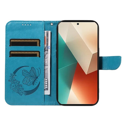 For Xiaomi Redmi Note 13 5G / Note 13 5G (China) Case Butterfly Leather Wallet Phone Cover
