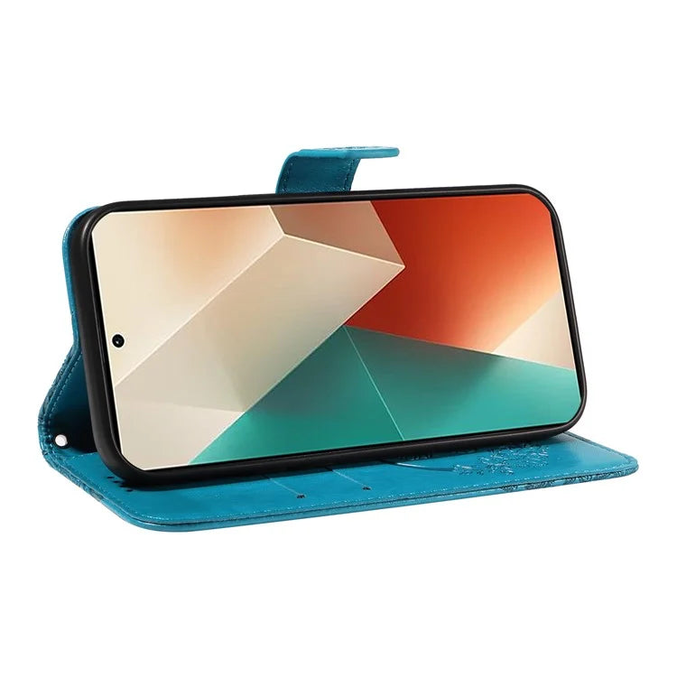 For Xiaomi Redmi Note 13 5G / Note 13 5G (China) Case Butterfly Leather Wallet Phone Cover