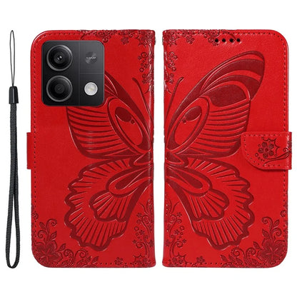 For Xiaomi Redmi Note 13 5G / Note 13 5G (China) Case Butterfly Leather Wallet Phone Cover