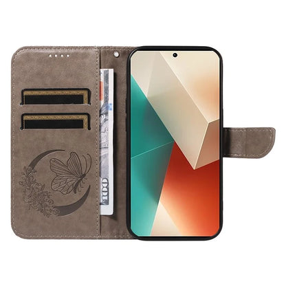 For Xiaomi Redmi Note 13 5G / Note 13 5G (China) Case Butterfly Leather Wallet Phone Cover