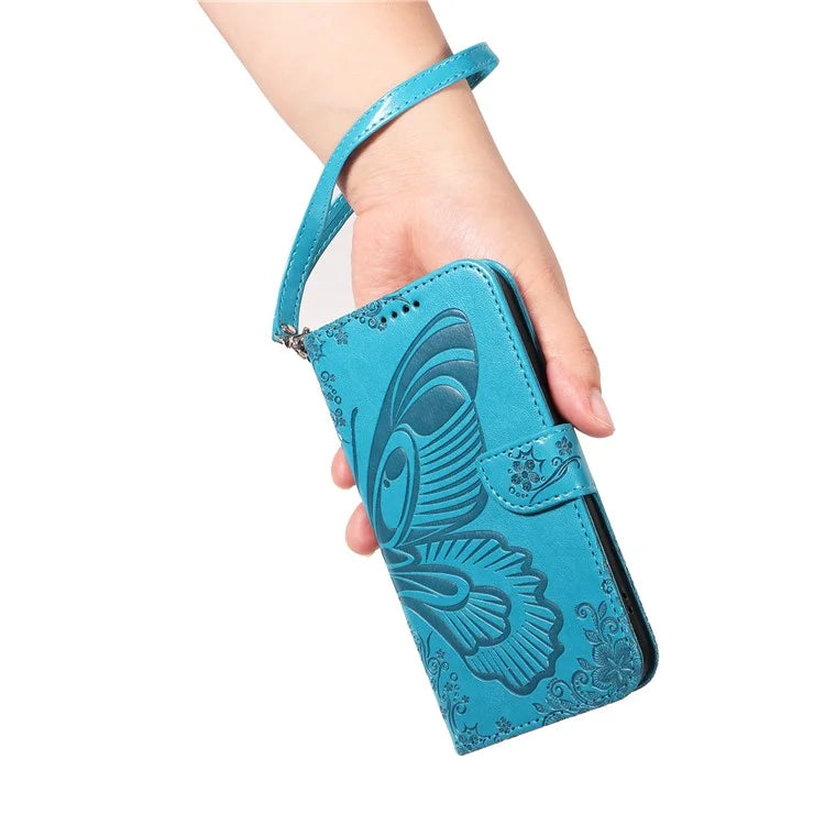 For Xiaomi Redmi Note 13 Pro 5G / Poco X6 5G Case PU Leather Wallet Swallowtail Butterfly Phone Cover