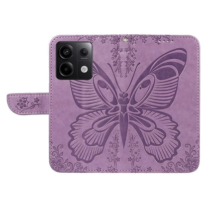 For Xiaomi Redmi Note 13 Pro 5G / Poco X6 5G Case PU Leather Wallet Swallowtail Butterfly Phone Cover