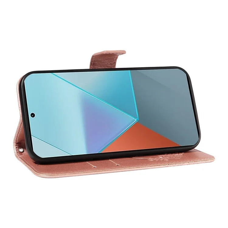 For Xiaomi Redmi Note 13 Pro 5G / Poco X6 5G Case PU Leather Wallet Swallowtail Butterfly Phone Cover