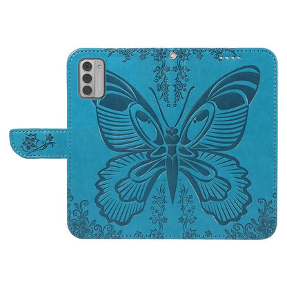 For Nokia G42 Case Butterfly Pattern PU Leather Phone Cover with Strap