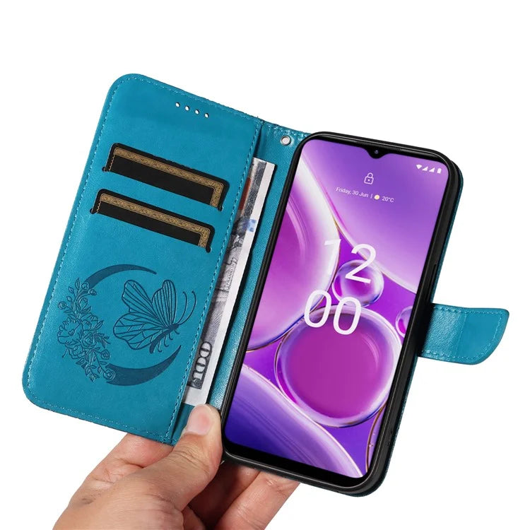 For Nokia G42 Case Butterfly Pattern PU Leather Phone Cover with Strap