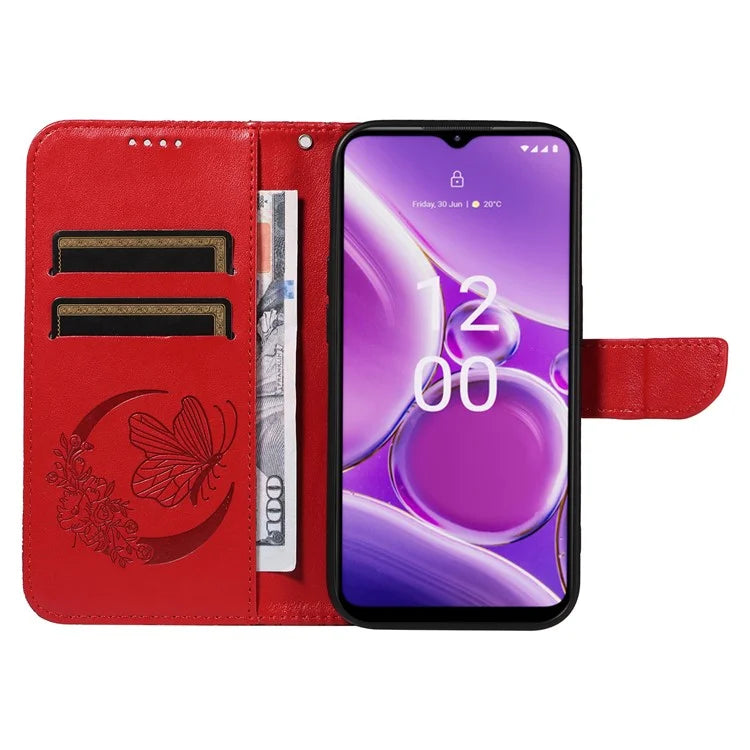 For Nokia G42 Case Butterfly Pattern PU Leather Phone Cover with Strap