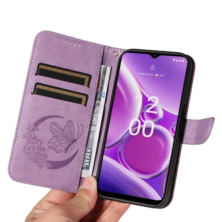 For Nokia G42 Case Butterfly Pattern PU Leather Phone Cover with Strap