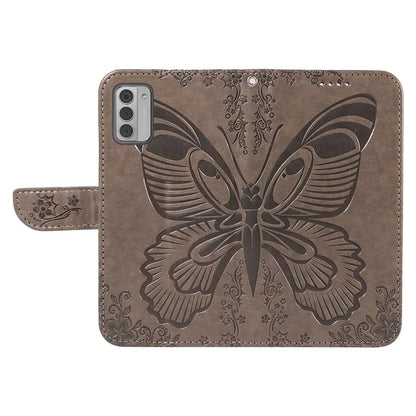 For Nokia G42 Case Butterfly Pattern PU Leather Phone Cover with Strap