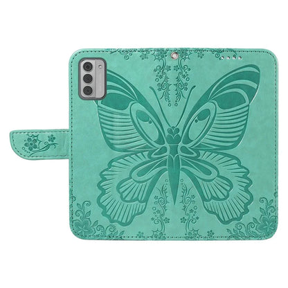 For Nokia G42 Case Butterfly Pattern PU Leather Phone Cover with Strap