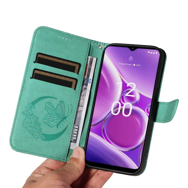 For Nokia G42 Case Butterfly Pattern PU Leather Phone Cover with Strap