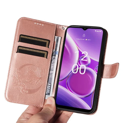 For Nokia G42 Case Butterfly Pattern PU Leather Phone Cover with Strap
