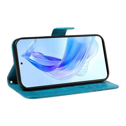 For Honor 90 Lite 5G / X50i 5G Wallet Case Butterfly Imprint Shockproof Leather Phone Shell