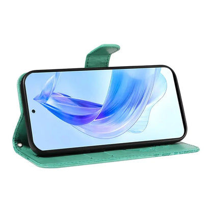For Honor 90 Lite 5G / X50i 5G Wallet Case Butterfly Imprint Shockproof Leather Phone Shell