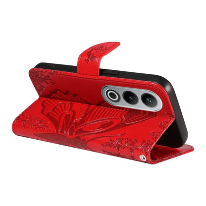 For OnePlus Ace 3V 5G Case Leather Wallet Flip Stand Butterfly Pattern Phone Cover