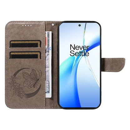 For OnePlus Ace 3V 5G Case Leather Wallet Flip Stand Butterfly Pattern Phone Cover