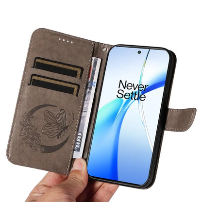 For OnePlus Ace 3V 5G Case Leather Wallet Flip Stand Butterfly Pattern Phone Cover