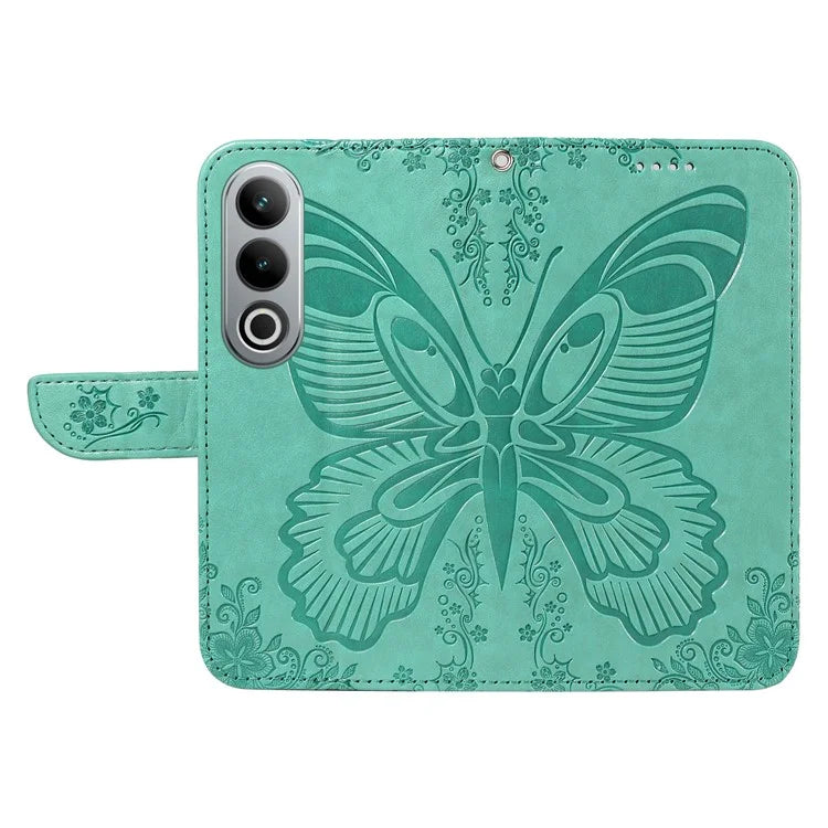 For OnePlus Ace 3V 5G Case Leather Wallet Flip Stand Butterfly Pattern Phone Cover