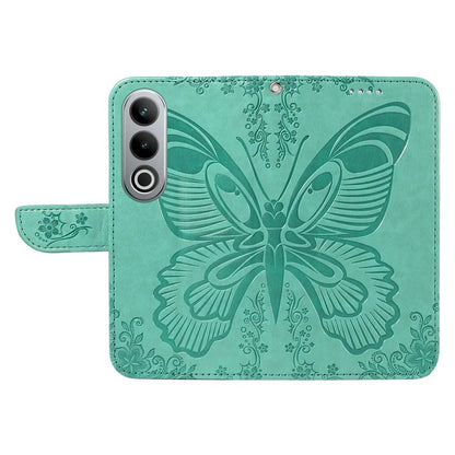 For OnePlus Ace 3V 5G Case Leather Wallet Flip Stand Butterfly Pattern Phone Cover
