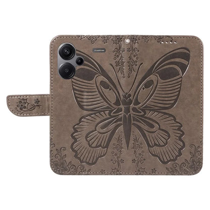 For Xiaomi Redmi Note 13 Pro+ 5G Case Butterfly Pattern PU Leather Folio Flip Phone Cover