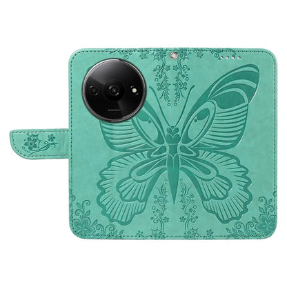 For Xiaomi Redmi A3 / Poco C61 4G Case Swallowtail Butterfly Flip PU Leather Phone Cover