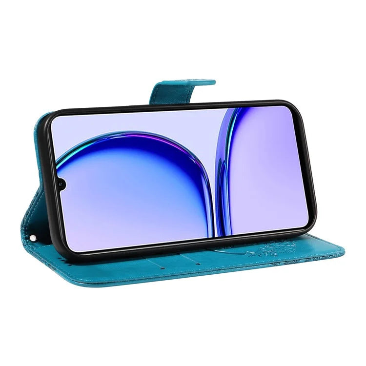 For Realme C53 (India) / Note 50 4G Case Butterfly Pattern Wallet Stand Leather Cover