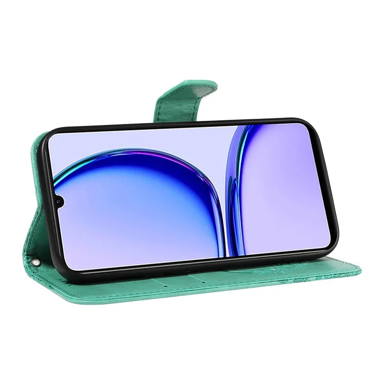For Realme C53 (India) / Note 50 4G Case Butterfly Pattern Wallet Stand Leather Cover