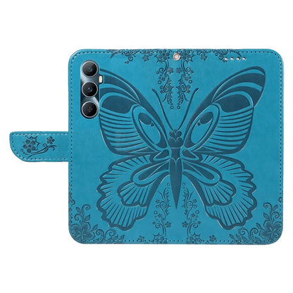 For Realme C65 4G Wholesale Phone Case Butterfly Pattern PU Leather Flip Phone Cover