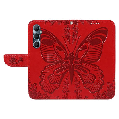 For Realme C65 4G Wholesale Phone Case Butterfly Pattern PU Leather Flip Phone Cover