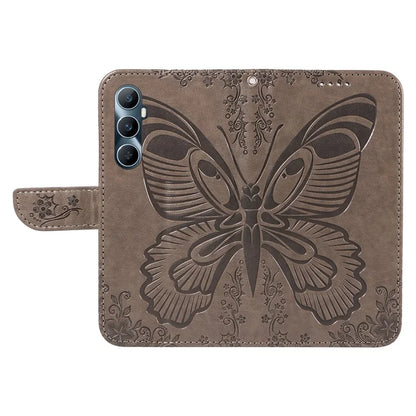 For Realme C65 4G Wholesale Phone Case Butterfly Pattern PU Leather Flip Phone Cover