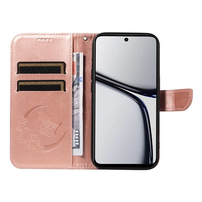For Realme C65 4G Wholesale Phone Case Butterfly Pattern PU Leather Flip Phone Cover