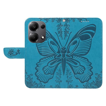 For Xiaomi Redmi Note 13 Pro 4G / Poco M6 Pro 4G Wholesale Phone Case Butterfly Pattern PU Leather Flip Phone Cover