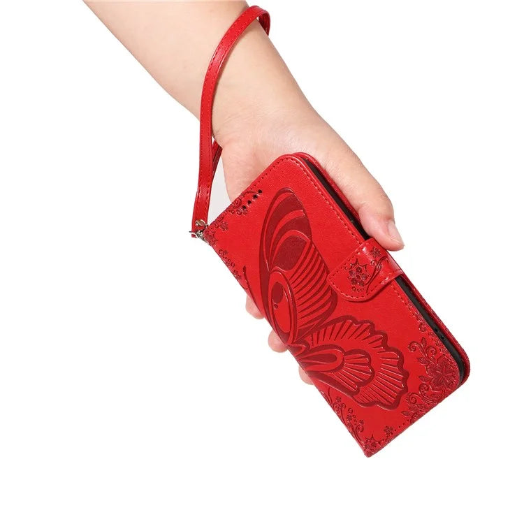 For Xiaomi Redmi Note 13 Pro 4G / Poco M6 Pro 4G Wholesale Phone Case Butterfly Pattern PU Leather Flip Phone Cover