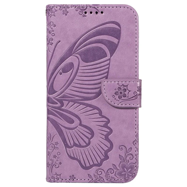 For Xiaomi Redmi Note 13 Pro 4G / Poco M6 Pro 4G Wholesale Phone Case Butterfly Pattern PU Leather Flip Phone Cover