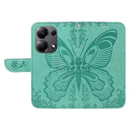 For Xiaomi Redmi Note 13 Pro 4G / Poco M6 Pro 4G Wholesale Phone Case Butterfly Pattern PU Leather Flip Phone Cover