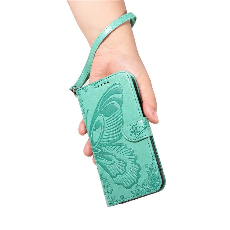 For Xiaomi Redmi Note 13 Pro 4G / Poco M6 Pro 4G Wholesale Phone Case Butterfly Pattern PU Leather Flip Phone Cover