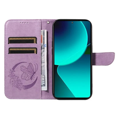 For Xiaomi 13T Pro / 13T / Redmi K60 Ultra Phone Case Butterfly Pattern PU Leather Flip Phone Cover