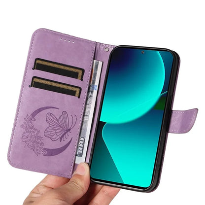 For Xiaomi 13T Pro / 13T / Redmi K60 Ultra Phone Case Butterfly Pattern PU Leather Flip Phone Cover