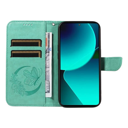 For Xiaomi 13T Pro / 13T / Redmi K60 Ultra Phone Case Butterfly Pattern PU Leather Flip Phone Cover
