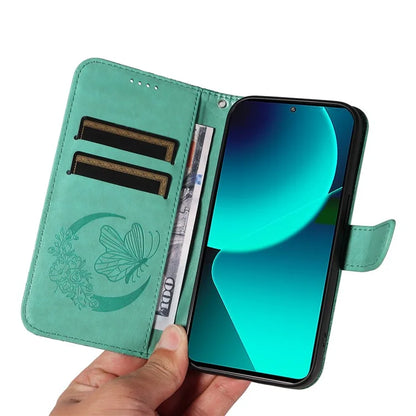 For Xiaomi 13T Pro / 13T / Redmi K60 Ultra Phone Case Butterfly Pattern PU Leather Flip Phone Cover