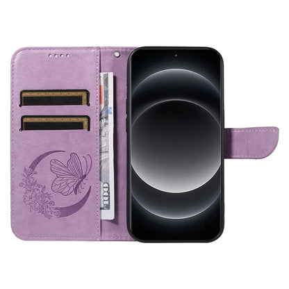 For Xiaomi 14 Ultra Mobile Phone Case Butterfly Pattern PU Leather Stand Phone Cover