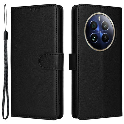 For Realme 12 Pro+ 5G / Realme 12 Pro 5G Case 3 Card Slots PU Leather Wallet Stand Phone Cover