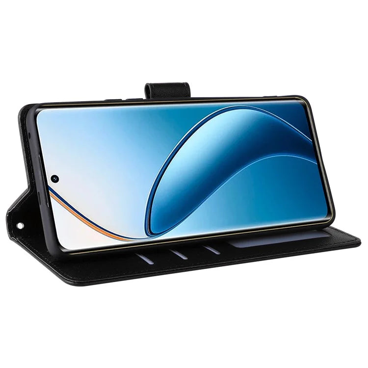 For Realme 12 Pro+ 5G / Realme 12 Pro 5G Case 3 Card Slots PU Leather Wallet Stand Phone Cover
