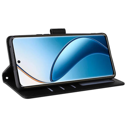For Realme 12 Pro+ 5G / Realme 12 Pro 5G Case 3 Card Slots PU Leather Wallet Stand Phone Cover