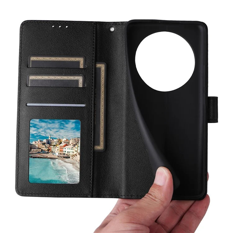 For Realme 12 Pro+ 5G / Realme 12 Pro 5G Case 3 Card Slots PU Leather Wallet Stand Phone Cover