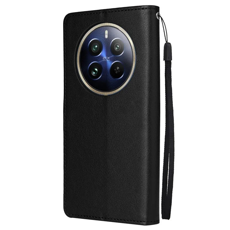For Realme 12 Pro+ 5G / Realme 12 Pro 5G Case 3 Card Slots PU Leather Wallet Stand Phone Cover