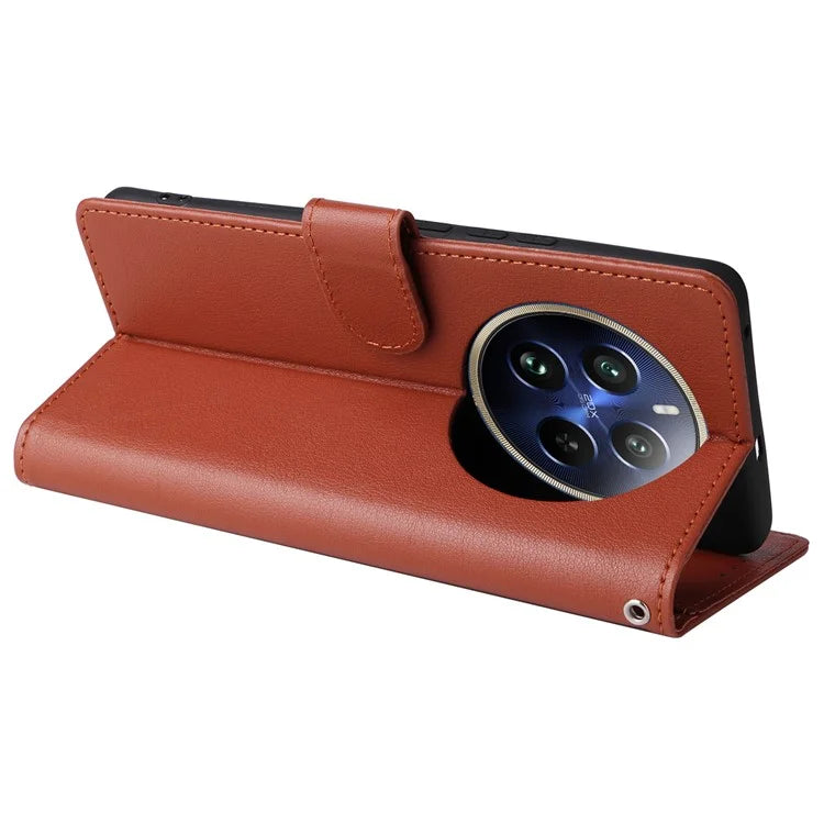 For Realme 12 Pro+ 5G / Realme 12 Pro 5G Case 3 Card Slots PU Leather Wallet Stand Phone Cover